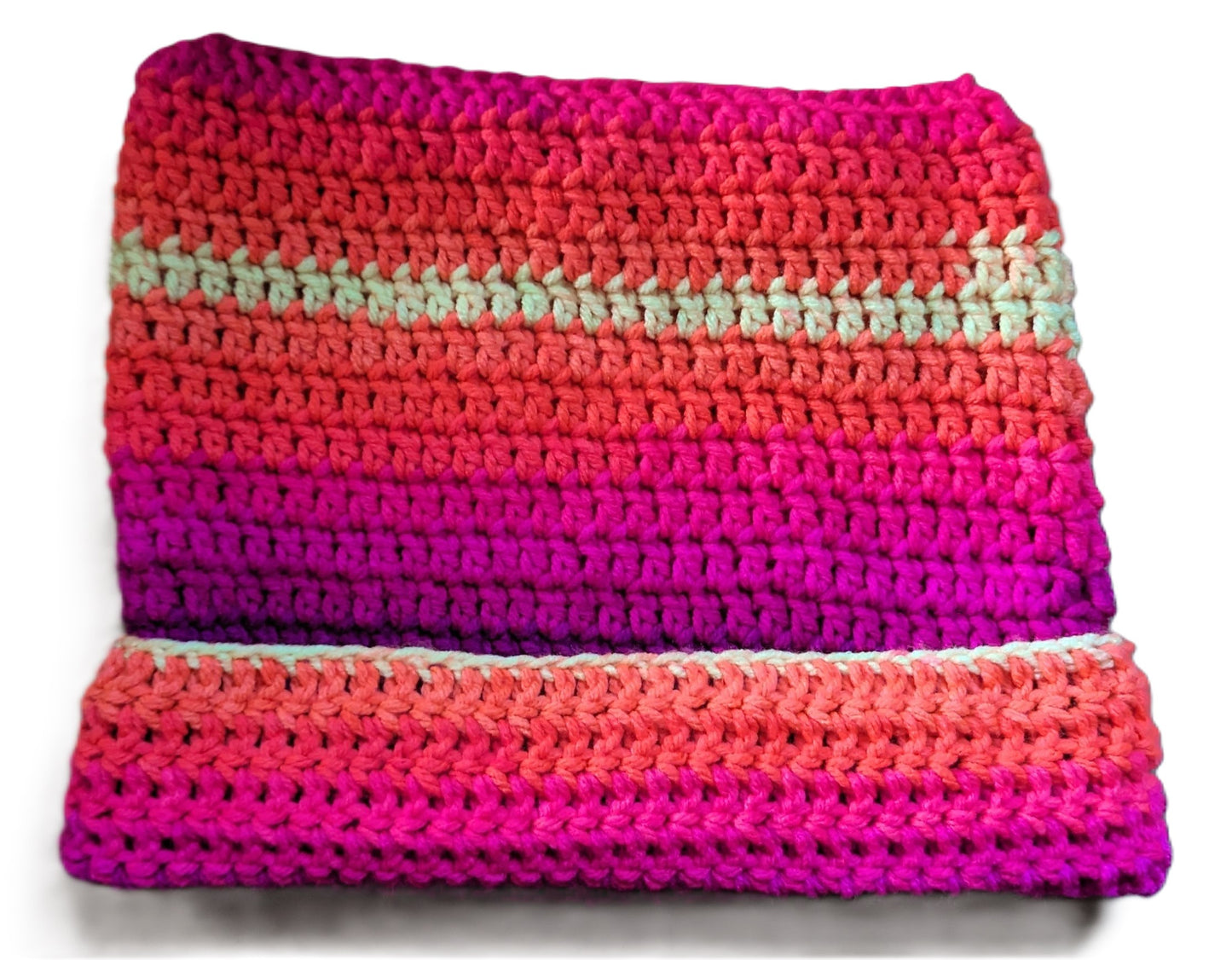 Cat design crochet hat