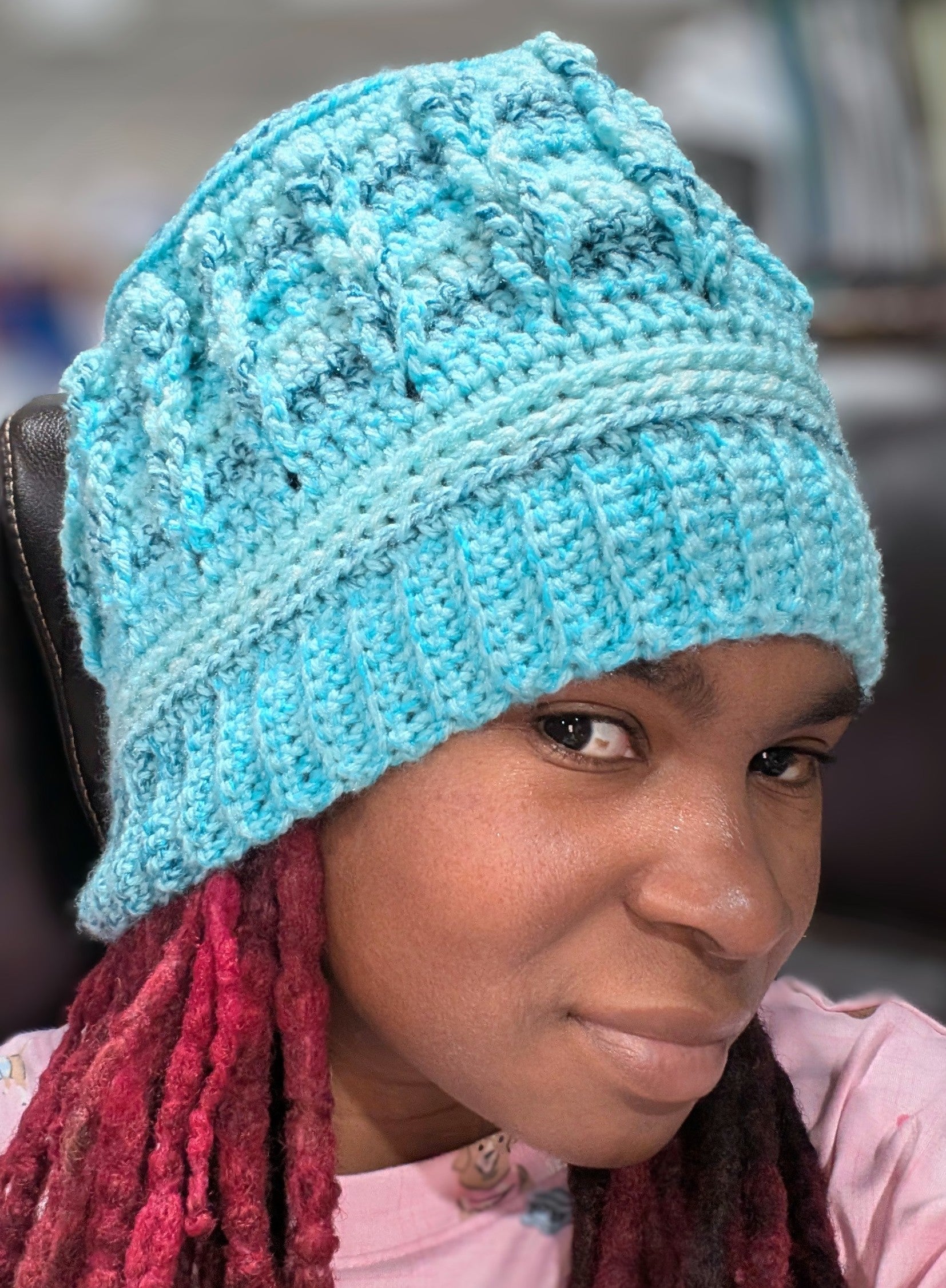 Multi-color slouchy hat image 1