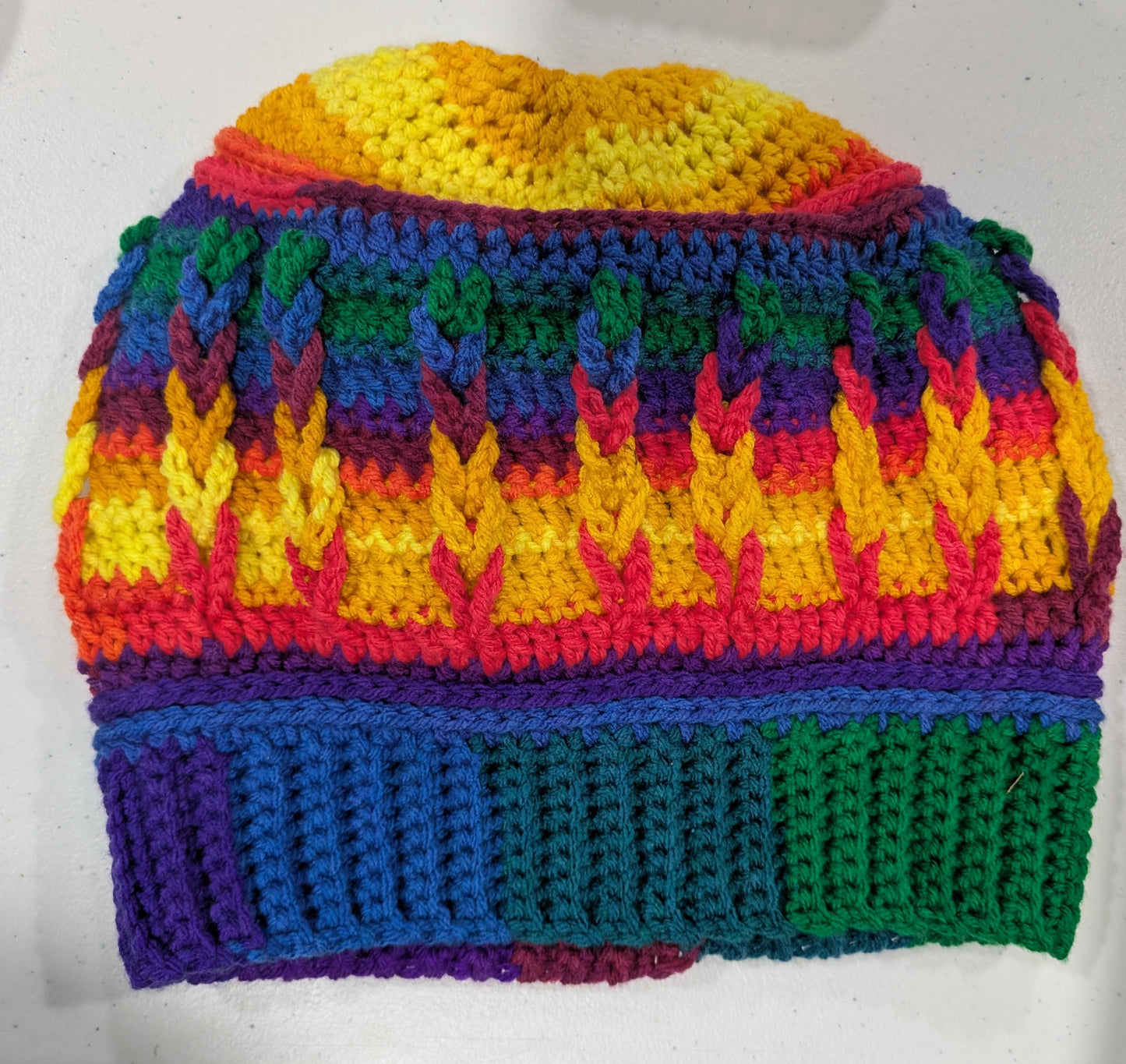 Multi-color slouchy hat image 2