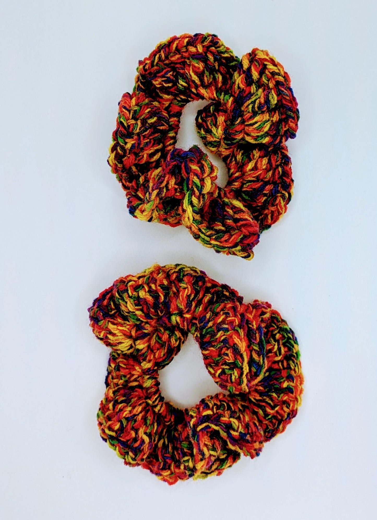 Autism awareness scrunchies