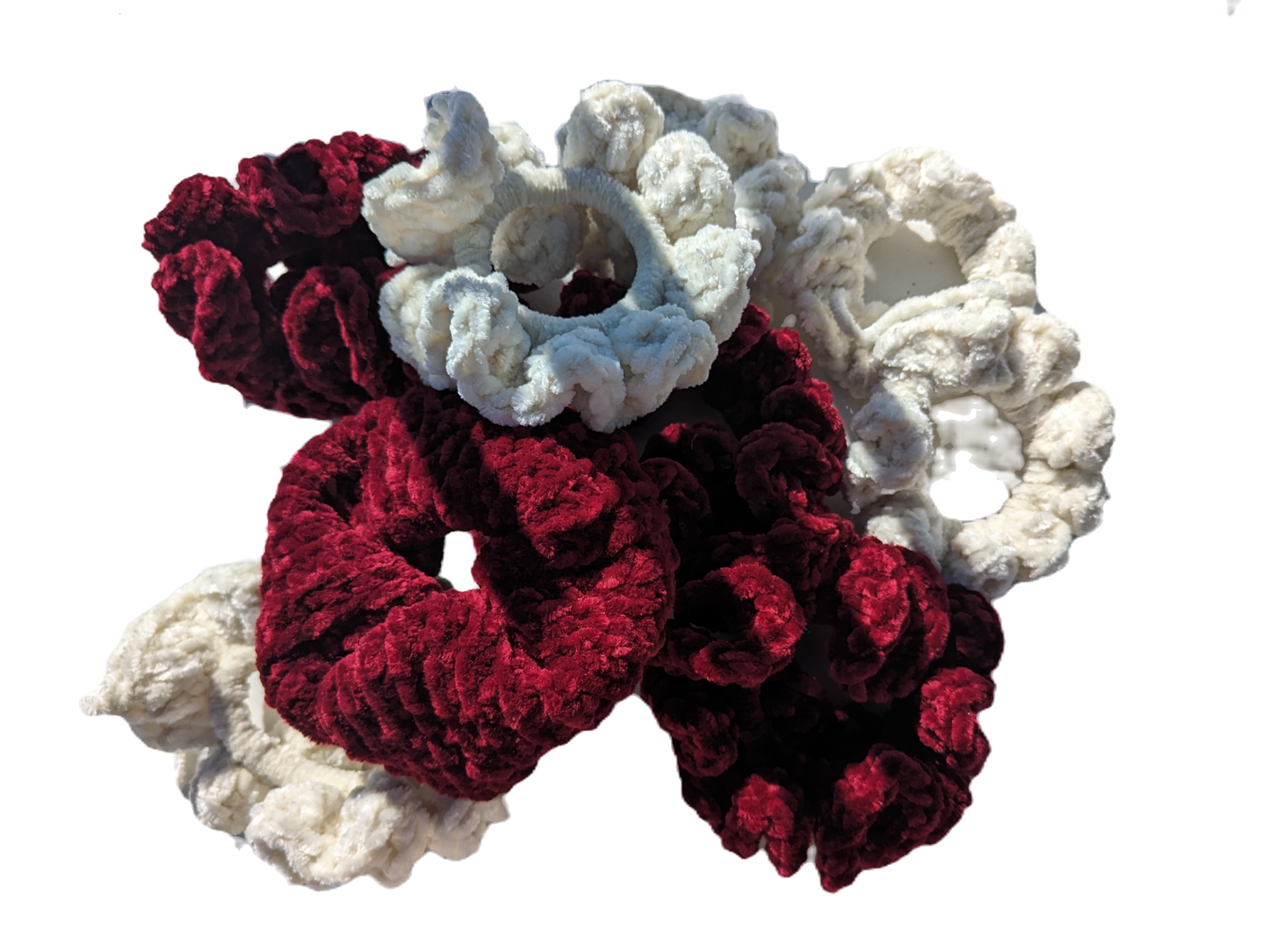 Crochet scrunchies image 4